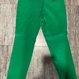Green banana republic pants size 12